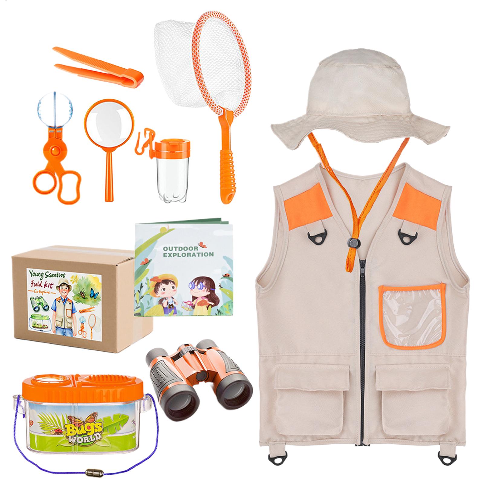 Outdoor Adventure Kit For Boys - Kit d'aventure pour enfants avec chapeau,