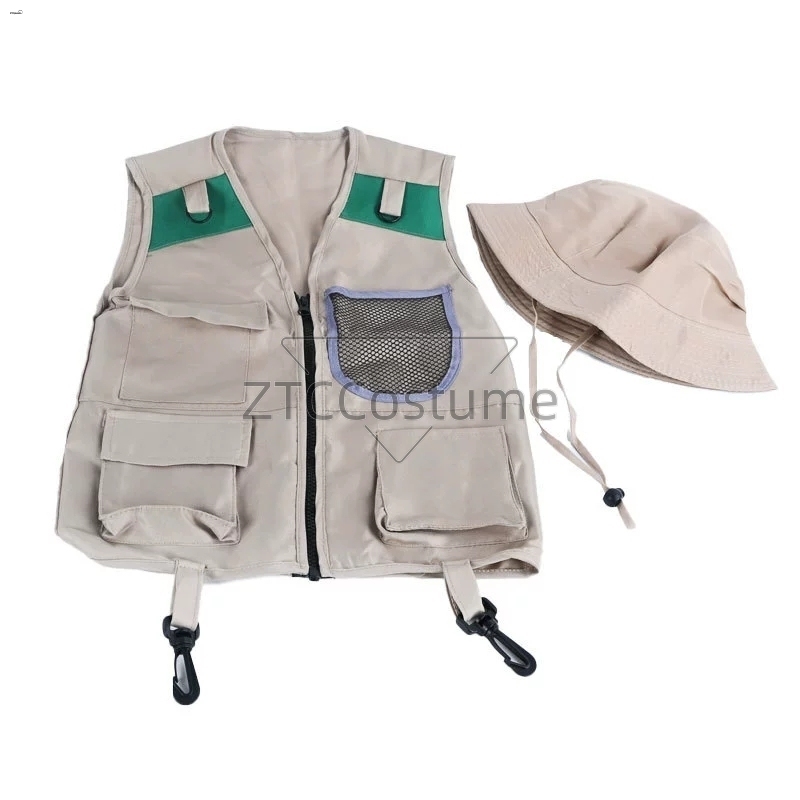 Outdoor Adventure Kit For Boys - Costume gilet et chapeau d'exploratrice pour