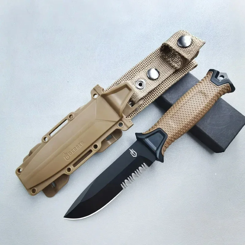 Survival Knife Full Tang - Couteau pliant d'extérieur multi-usage pour le