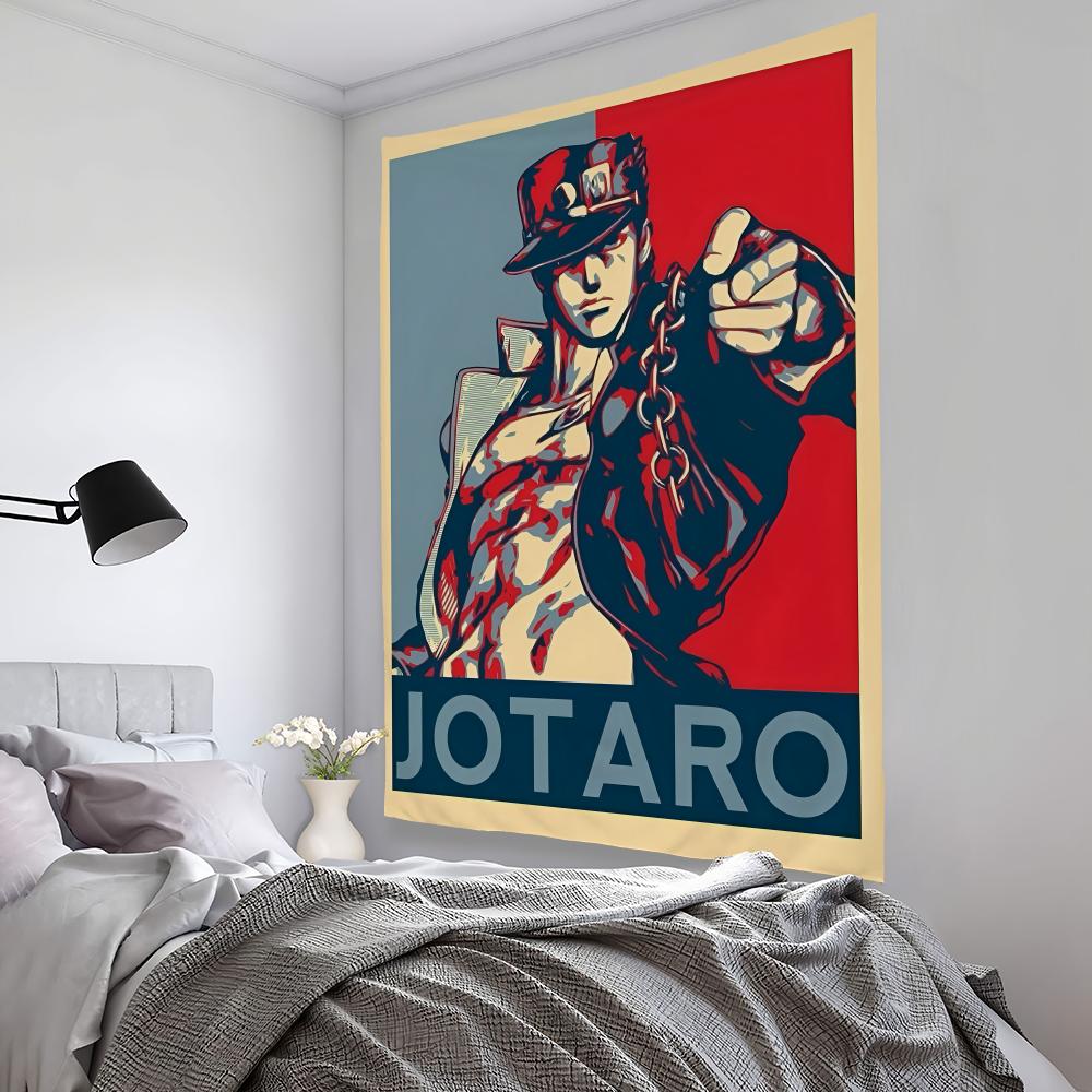 Outdoor Adventure Festival - Tapisserie en microfibre J-JoJo B-Bizarre Adventure,