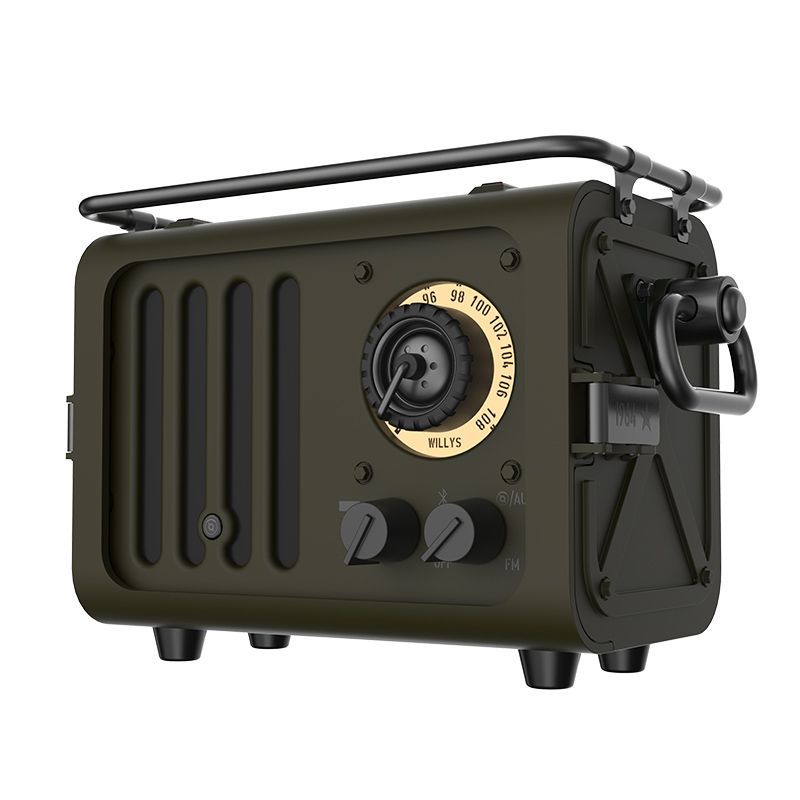 Outdoor Adventure Jeep - Enceinte Bluetooth d'extérieur avec basses, sortie