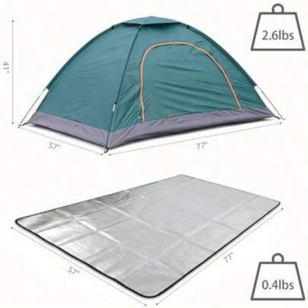 Outdoor Adventure Tent - Tente dôme imperméable à double couche