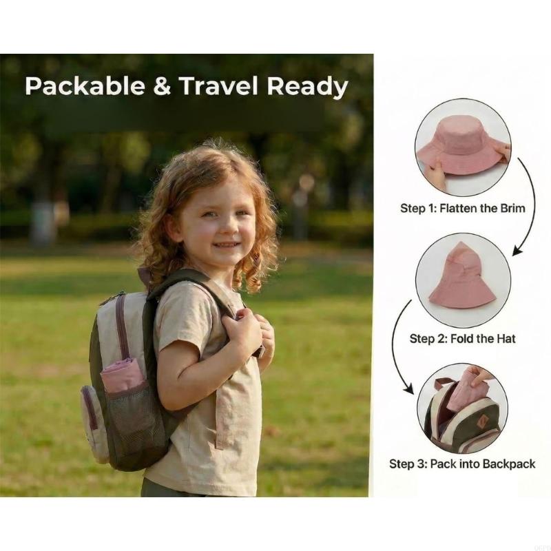 Outdoor Adventure For Toddlers - Chapeau soleil à larges bords pour