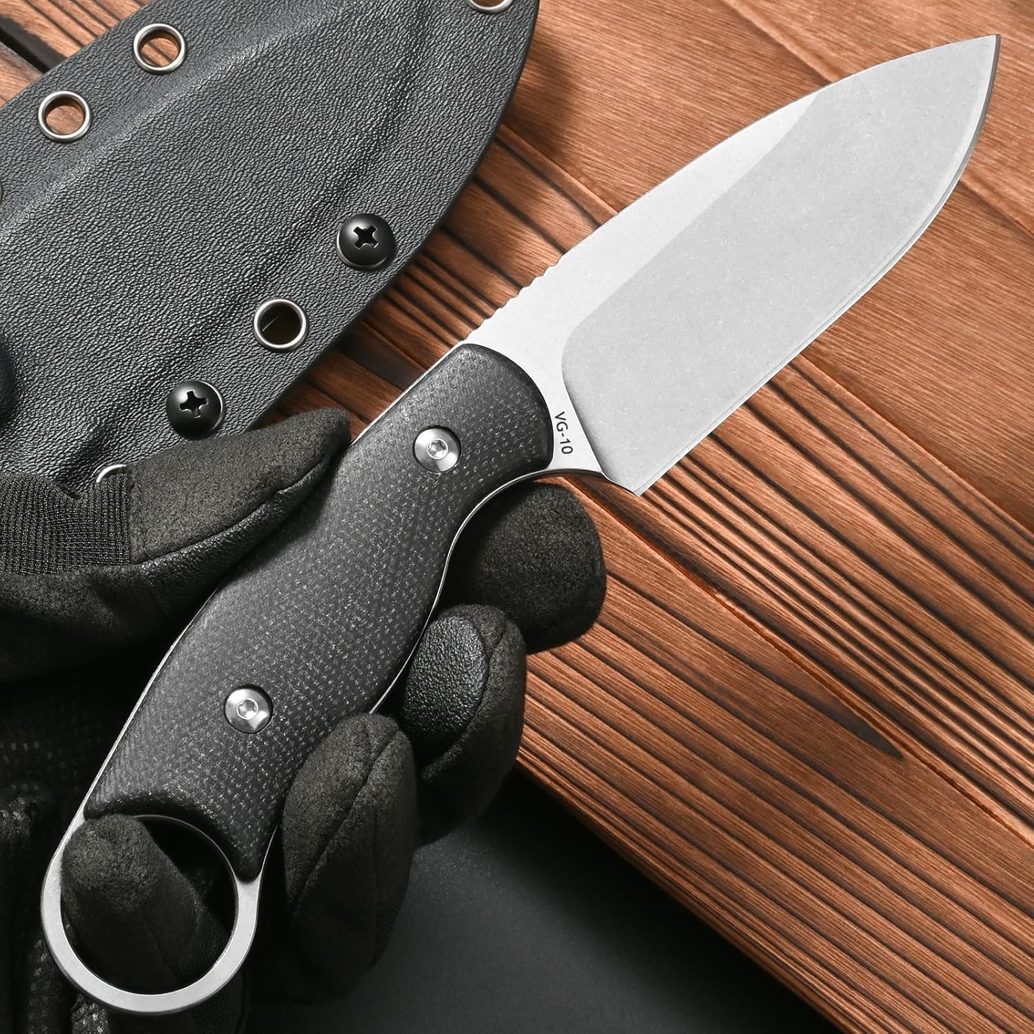 Couteau à lame fixe Eafengrow  - Survival Knife Full Tang avis et prix