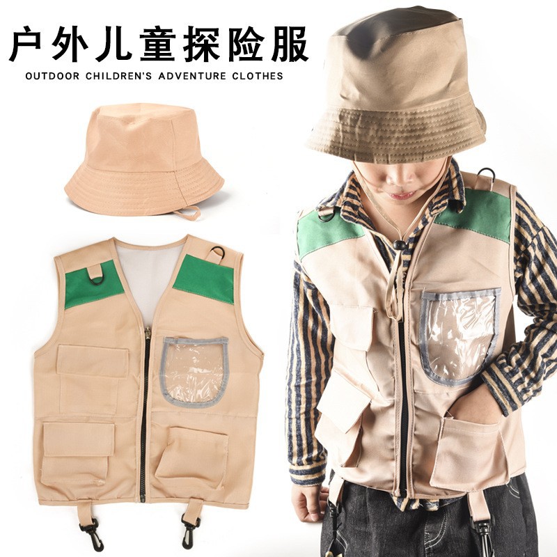 Gilet et chapeau d'explorateur - Outdoor Adventure Kit For Boys avis et prix