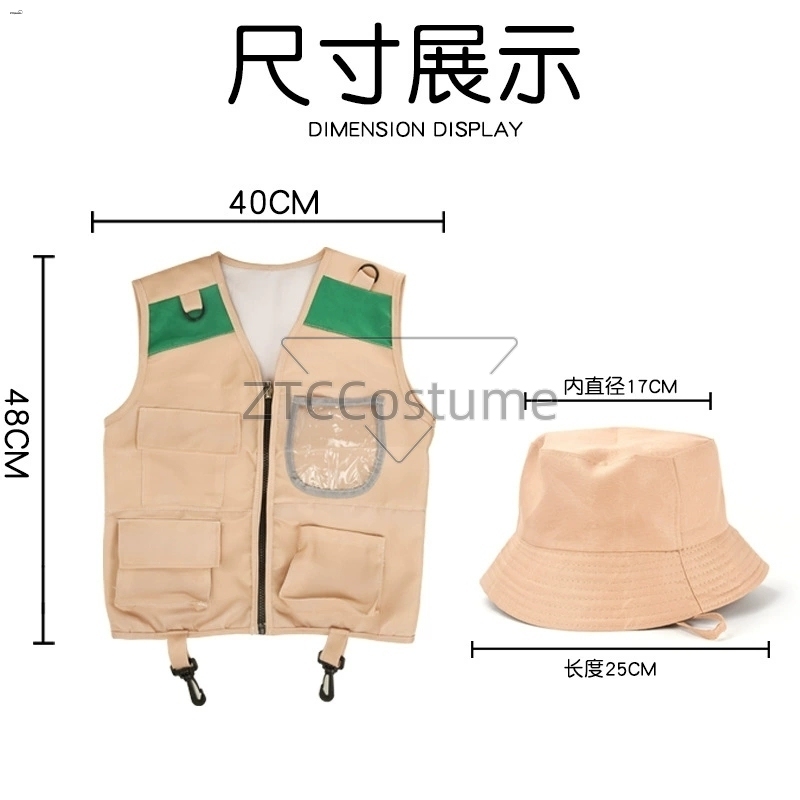 Costume gilet et chapeau d'exp - Outdoor Adventure Kit For Boys avis et prix
