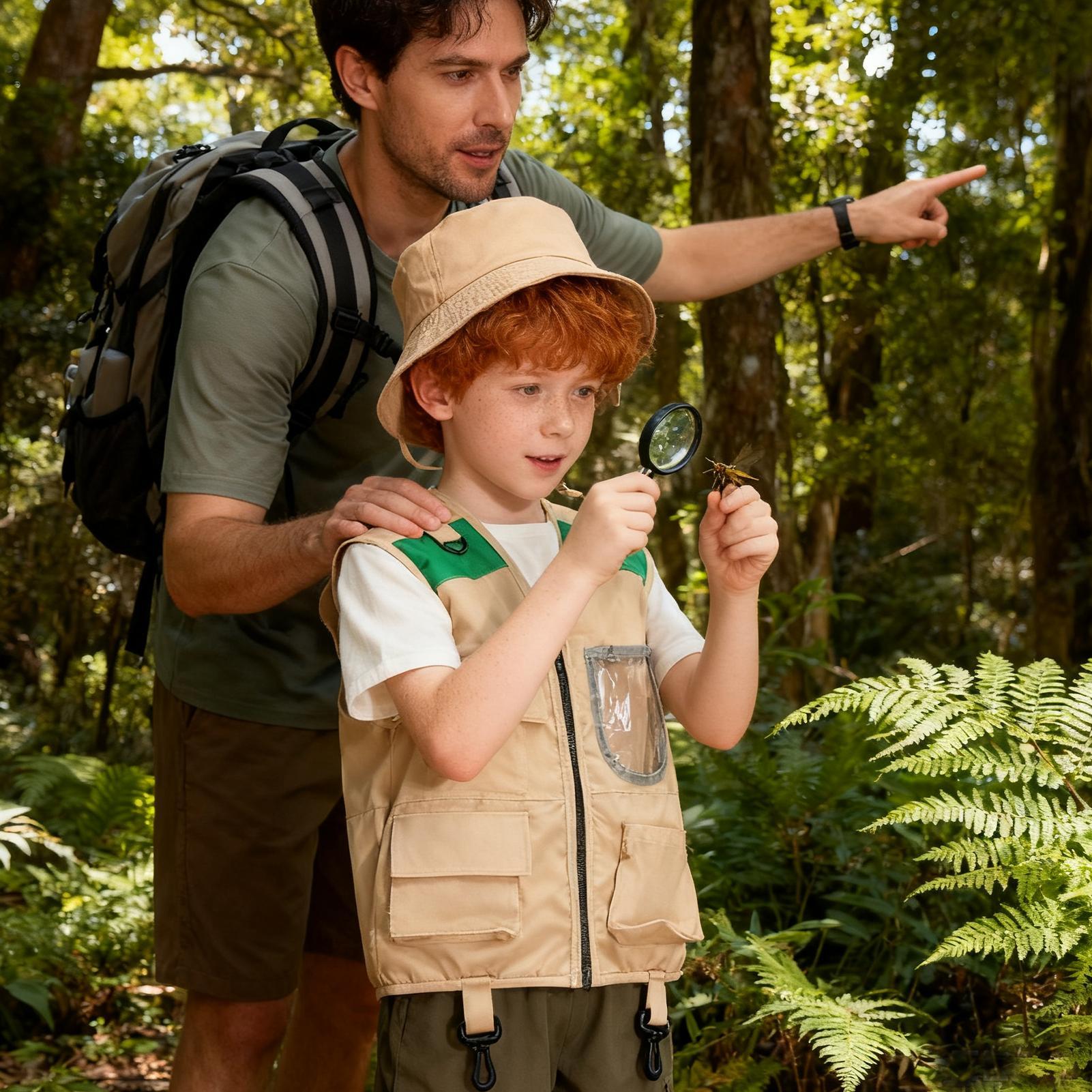 Gilet et chapeau d'explorateur - Outdoor Adventure Kit For Boys avis et prix