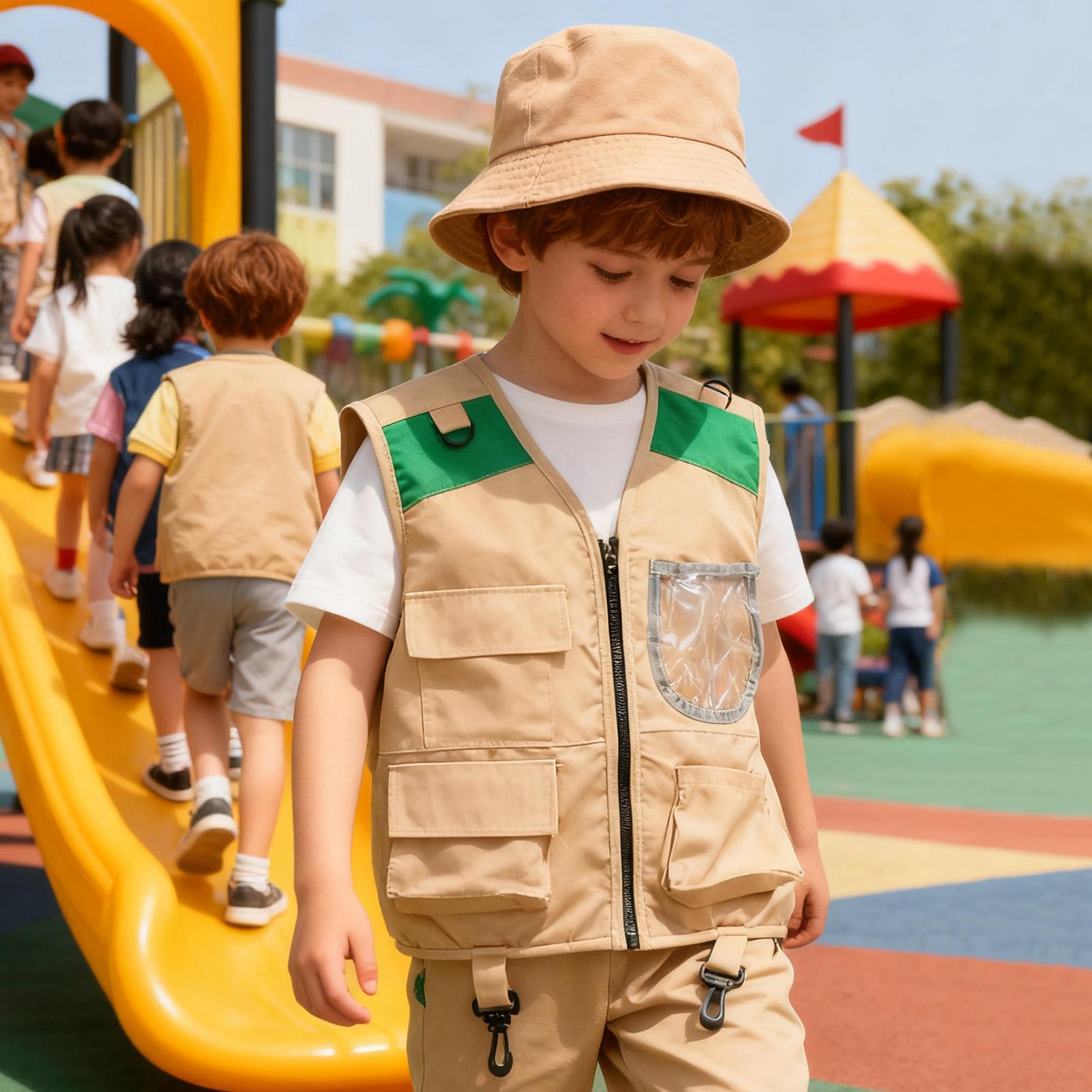 Gilet et chapeau d'explorateur - Outdoor Adventure Kit For Boys avis et prix