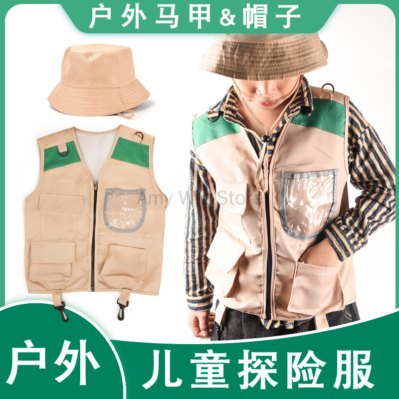 Costume gilet et chapeau d'exp - Outdoor Adventure Kit For Boys avis et prix