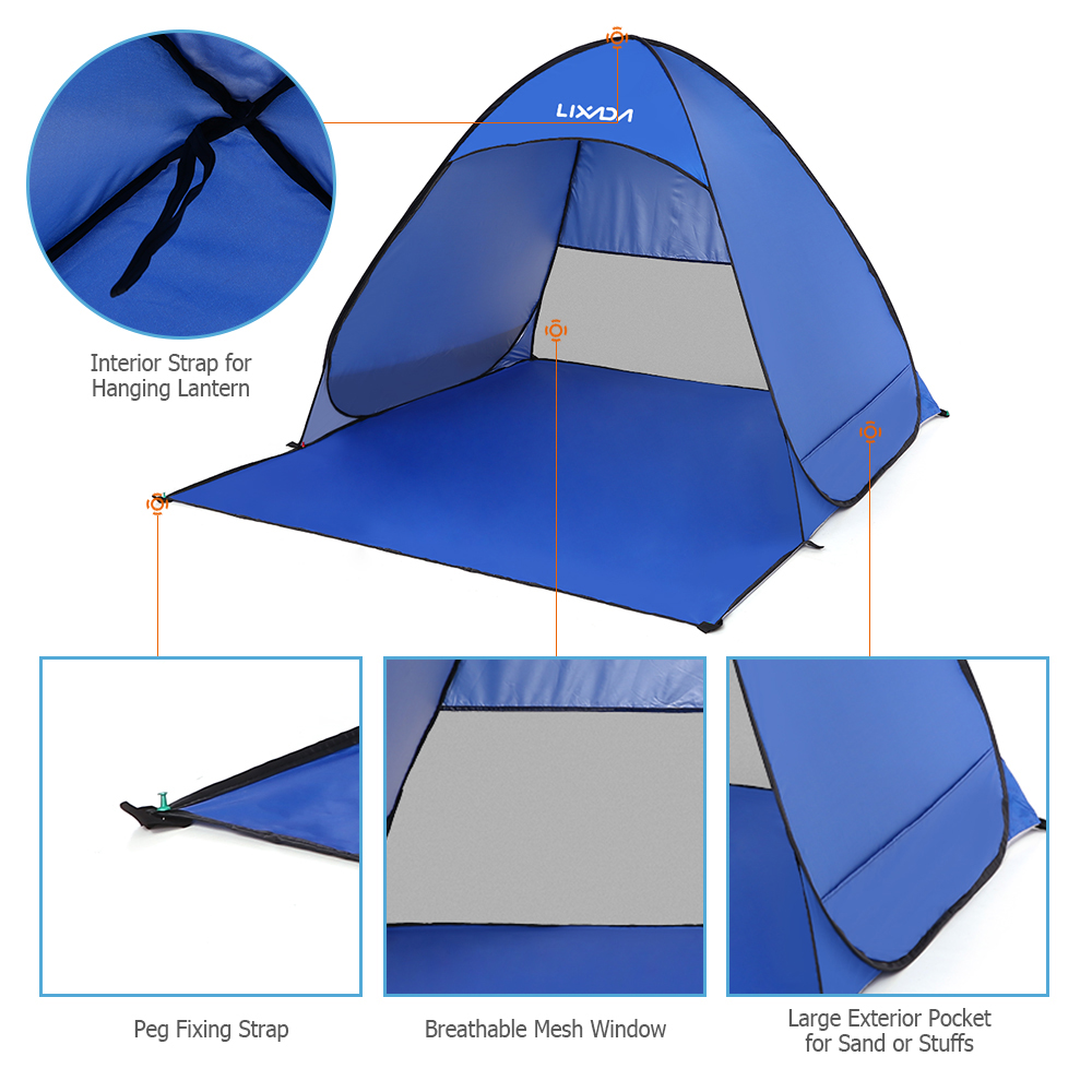 Vexada-Tente de plage à pop-up - Outdoor Adventure Tent avis et prix