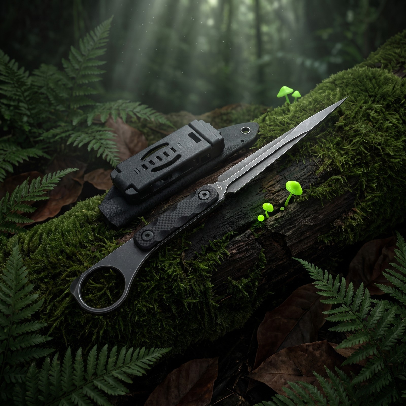 Couteau de chasse à lame fixe  - Survival Knife Full Tang avis et prix