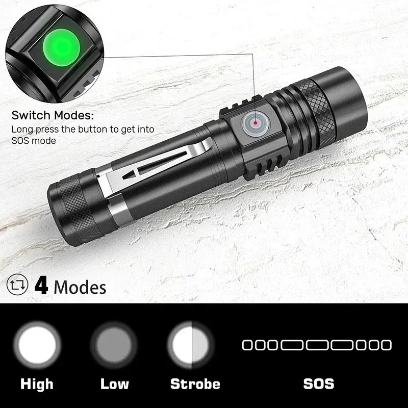 Lampe torche LED T6 rechargeab - Outdoor Adventure Hiking avis et prix