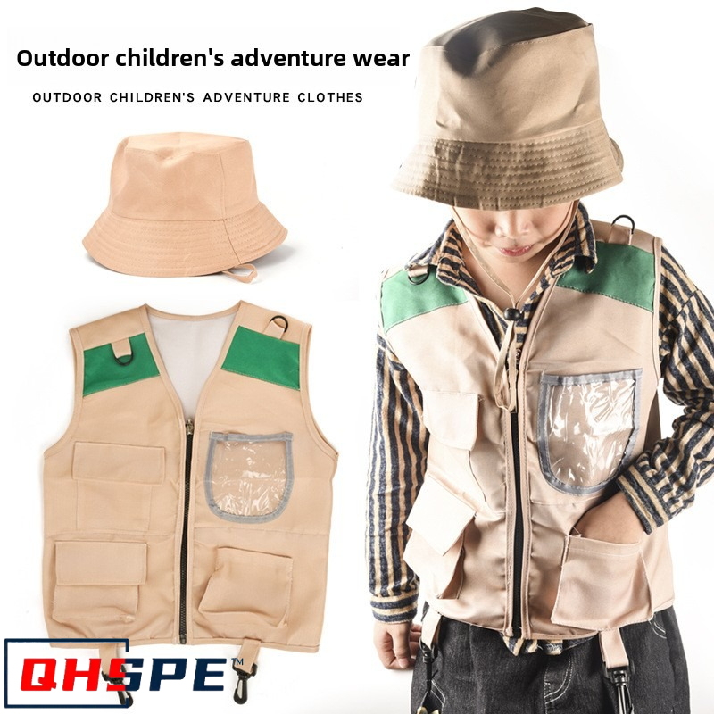 Costume gilet et chapeau d'exp - Outdoor Adventure Kit For Boys avis et prix